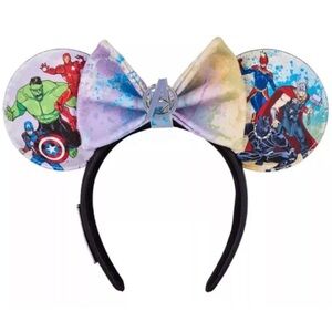 NWT Disney Avengers Marvel Artist Series Unisex Loungefly Ears New